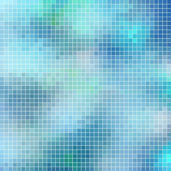 Abstraktní Vektor Náměstí Pixel Mozaika Pozadí Modrá — Stock fotografie