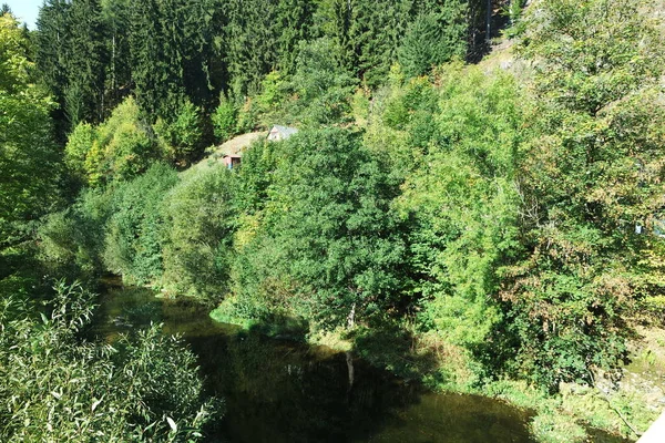 Jizera Landschaft Riesengebirge Ben Tschechien Államban — Stock Fotó