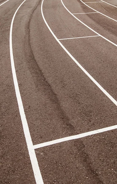 Running Track, detail of a track for sports