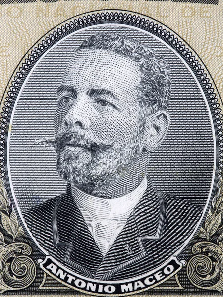 Antonio Maceo Grajales Retrato Del Dinero Cubano — Foto de Stock