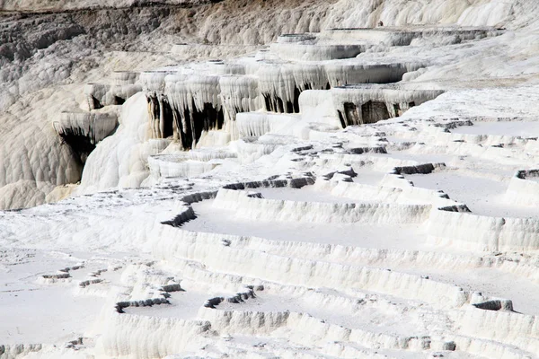 Pamukkale Denizli Türkiye Doğa Geçmişi — Stok fotoğraf