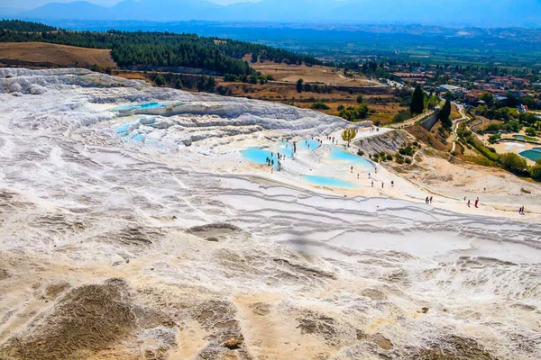 Pamukkale Denizli Turquia Fundo Natureza — Fotografia de Stock