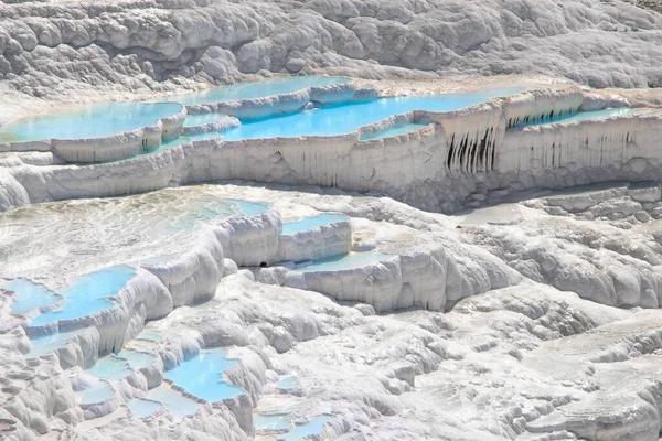 Pamukkale Denizli Turquia Fundo Natureza — Fotografia de Stock