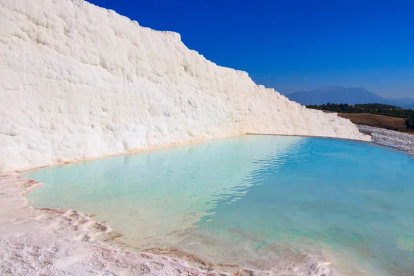 Pamukkale Denizli Turquia Fundo Natureza — Fotografia de Stock