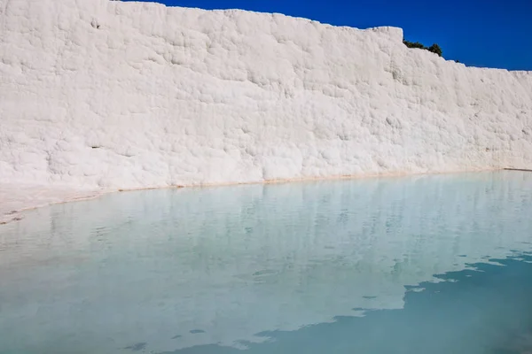 Pamukkale Denizli Turquia Fundo Natureza — Fotografia de Stock