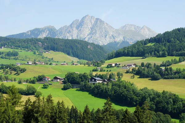 Paisaje Sobre Merano Tirol Del Sur Con Avelengo —  Fotos de Stock