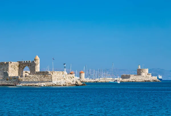 Middeleeuwse Stad Rhodos Griekenland — Stockfoto