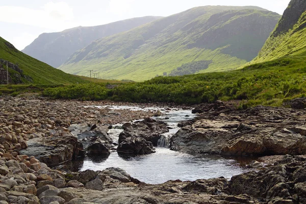 Jazda Kolejką Linową Glencoe Mountain Resort Widok Czarujący Krajobraz — Zdjęcie stockowe