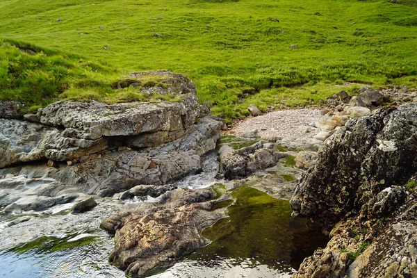 Glencoe Dağı Tatil Köyü Nde Teleferik Gezisi Büyüleyici Manzaranın Görüntüsü — Stok fotoğraf