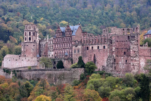 Kasteel Heidelberg Het Najaar 2018 — Stockfoto