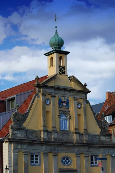 Festői Kilátás Város Homlokzataira — Stock Fotó