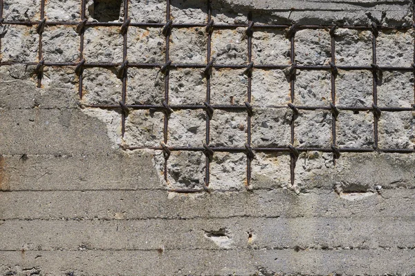 Marode Betonwand Einer Detailaufnahme Hintergrund Textur — Stockfoto