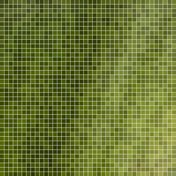 Vetor Abstrato Pixel Quadrado Fundo Mosaico Verde — Fotografia de Stock