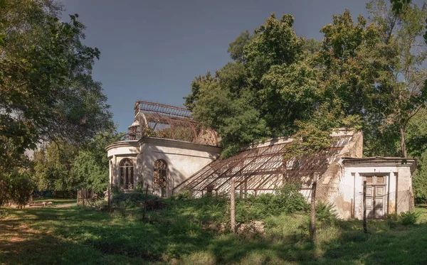 Antigo Sanatório Chkalov Abandonado Odessa Ucrânia Dia Ensolarado Verão — Fotografia de Stock