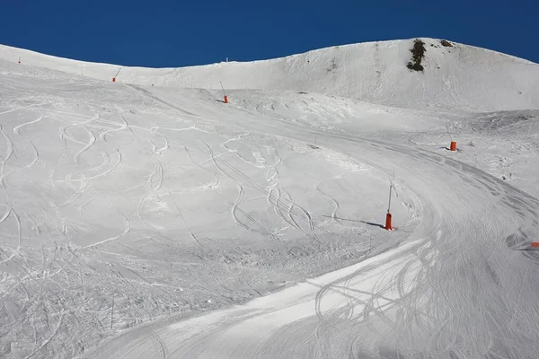 Vista Las Pistas Esquí Val Allos —  Fotos de Stock