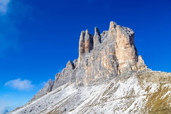 Tre Toppar Södra Sidan Dolomiterna Sydtyrolen — Stockfoto