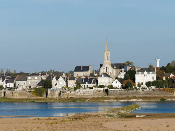 Ingrandes Visto Eurovelo Vale Loire França — Fotografia de Stock
