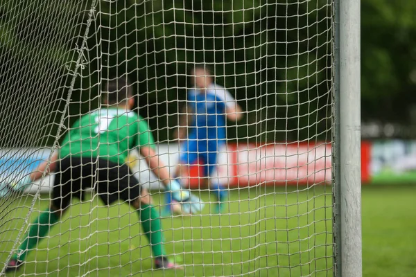 Futbol Sporu Kavramının Manzarası — Stok fotoğraf