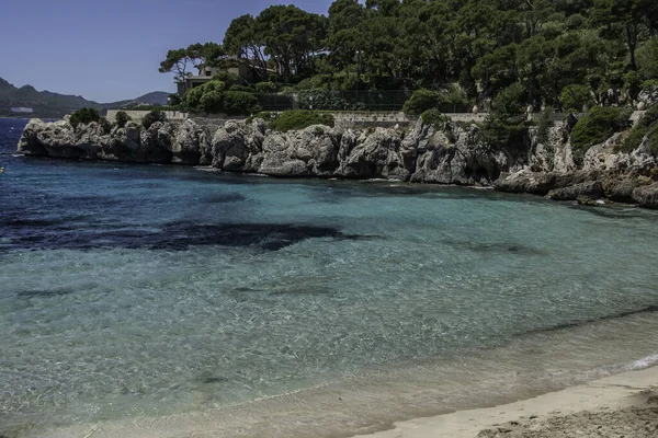 Latarnia Morska Capdepera Cala Ratjada Mallorca Hiszpania — Zdjęcie stockowe