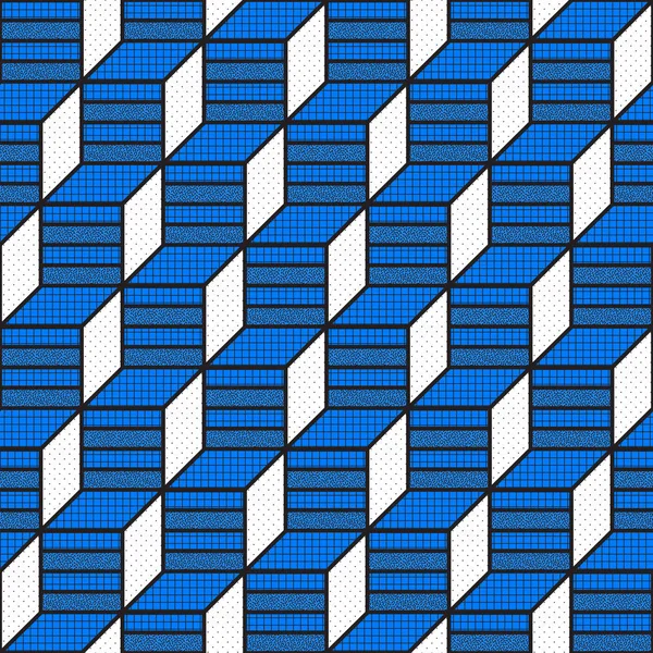 Modelli Geometrici Vettoriali Senza Cuciture Con Forme Matematiche Audaci Strutturate — Foto Stock