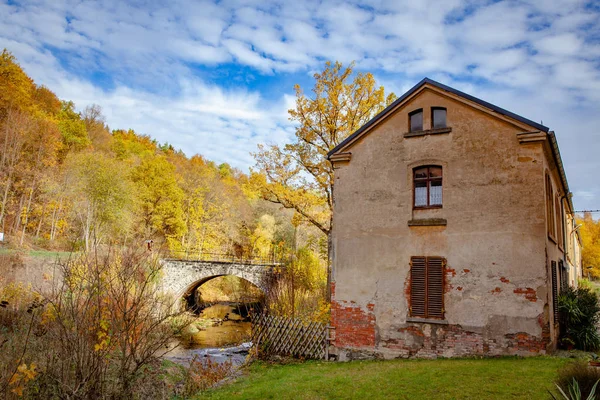 Museo Della Valle Goeltzsch Del Ponte Netzschkau Sassonia Germania — Foto Stock