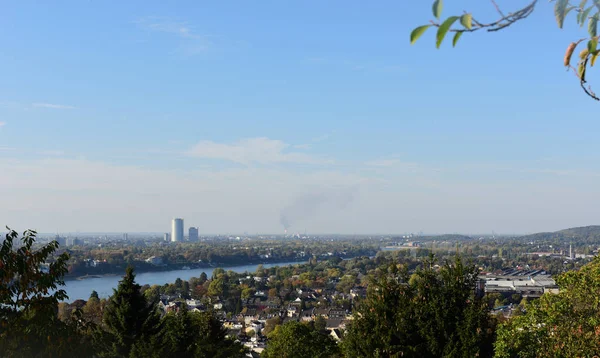 Uitzicht Rijn Vanaf Drachenburg — Stockfoto