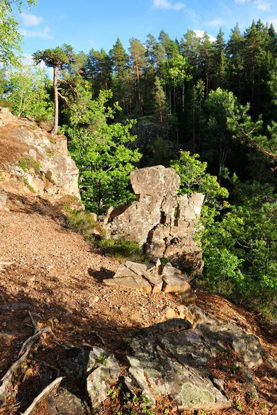Kanion Więcej Kastell Szwecji — Zdjęcie stockowe
