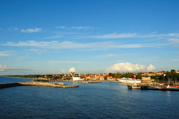 Vista Ciudad Visby Gotland — Foto de Stock