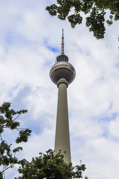 Almanya Berlin Alexanderplatz Daki Berlin Kulesi — Stok fotoğraf
