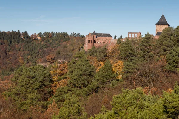 Zamek Nideggen Eifel — Zdjęcie stockowe