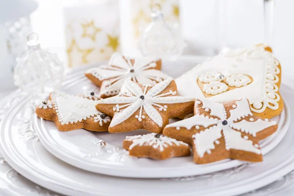 Traditional Gingerbread Cookies Christmas — Stock Photo, Image