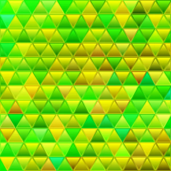 Abstrait Vecteur Vitrail Triangle Mosaïque Fond Vert Jaune — Photo