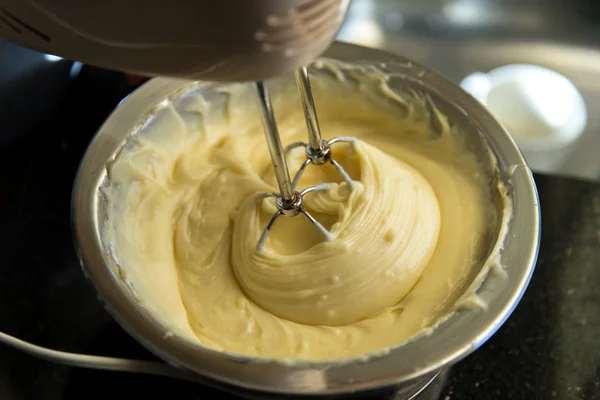 Matlagning Läcker Smör Grädde — Stockfoto