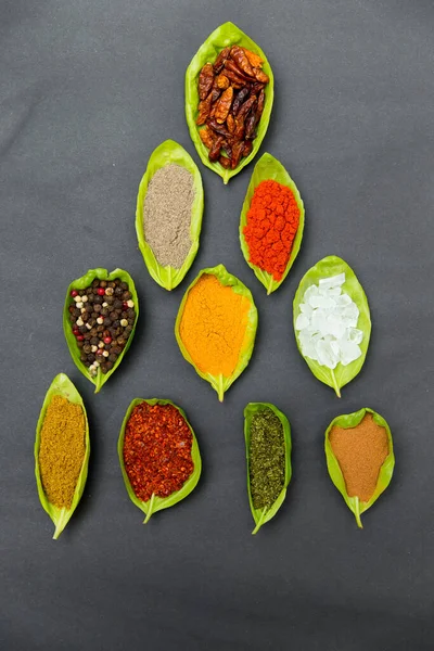 Spices Herbs Closeup Shot — Stock Photo, Image