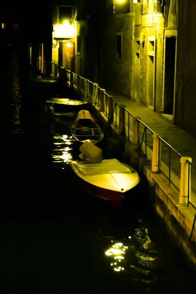 Vintage Street Lamp Dusk Venice Italy — Stock Photo, Image