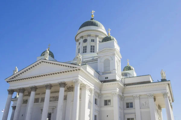 Skandinavien Finland Helsingfors Senatstorgets Domkyrka — Stockfoto