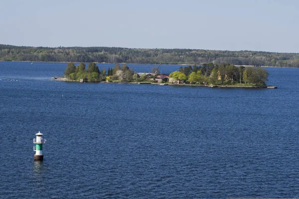 Nature Voyage Suède Lac Scandinavie Mirroring Silence Tourisme Rivage Environnement — Photo