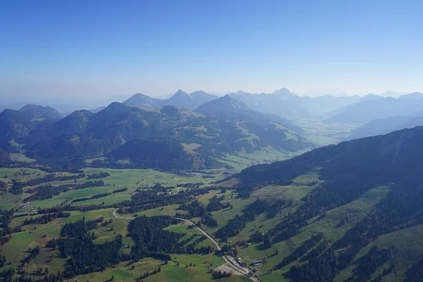 Aerial View Landscape Allgu Kempten Fssen — Stock Photo, Image