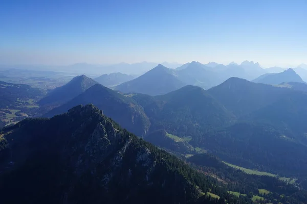 Luchtfoto Van Het Landschap Allgu Tussen Kempten Fssen — Stockfoto