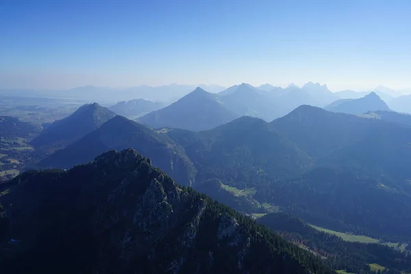 Luchtfoto Van Het Landschap Allgu Tussen Kempten Fssen — Stockfoto