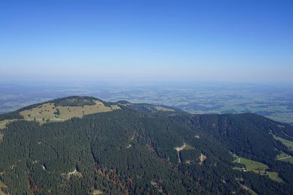 Vue Aérienne Paysage Dans Allgu Entre Kempten Fssen — Photo