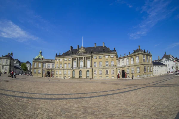 Danimarka Kopenhag Daki Amalienborg Sarayı — Stok fotoğraf