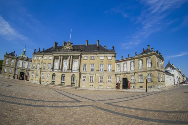 Danimarka Kopenhag Daki Amalienborg Sarayı — Stok fotoğraf