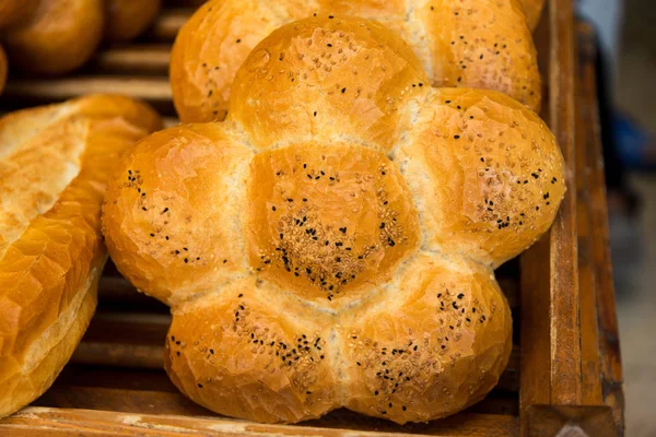 Fábrica Pães — Fotografia de Stock