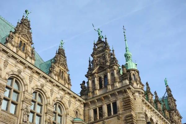 Câmara Municipal Hamburgo Alemanha — Fotografia de Stock