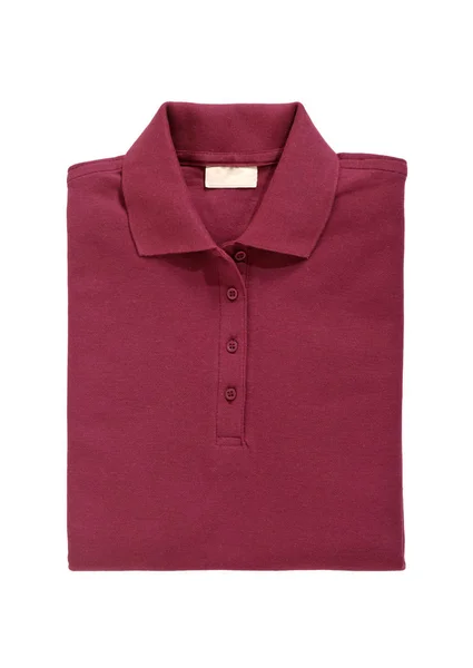 Poloshirt Bordeaux Rood — Stockfoto