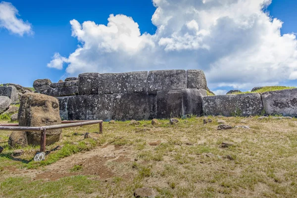 Muralla Inca Ahu Vinapu — Foto de Stock