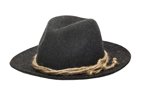 Παραδοσιακό Καπέλο Τσόχινο Γκρι Απομονωμένο — Φωτογραφία Αρχείου