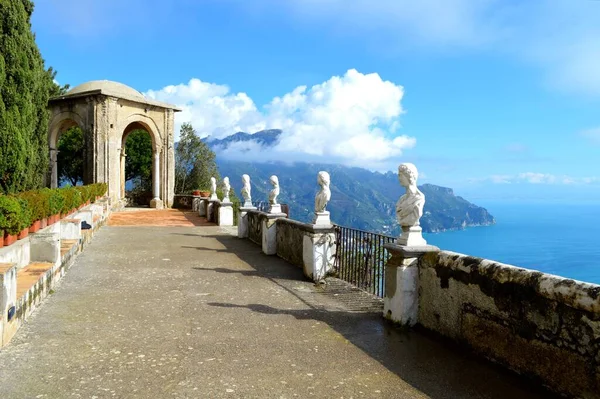 Sur Côte Italienne Vous Pourrez Admirer Paysage Dans Belles Terrasses — Photo