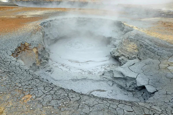 Почва Вулканической Зоне Исландии — стоковое фото
